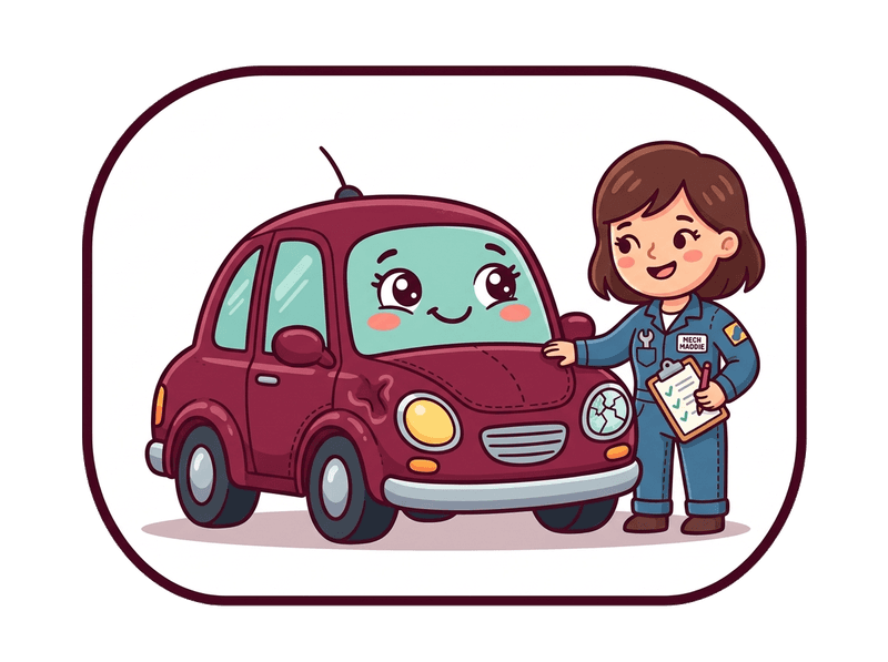 Accident Damaged Vehicles service illustration